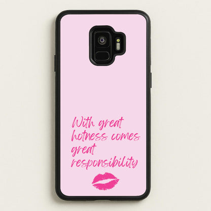 With Great Hotness   - Modern Family Phone Case for Galaxy S9