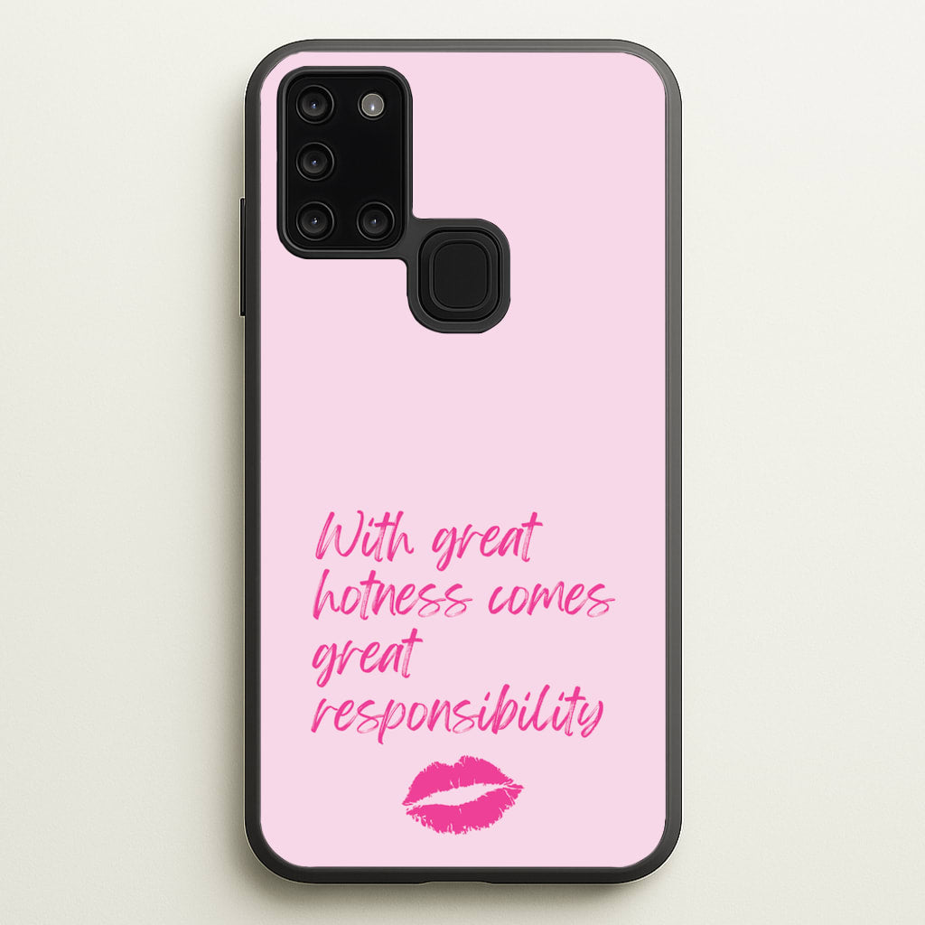 With Great Hotness   - Modern Family Phone Case for Galaxy A21s