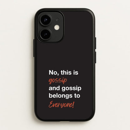 Gossip Belongs To Everyone  - Modern Family Phone Case for iPhone 12 Mini