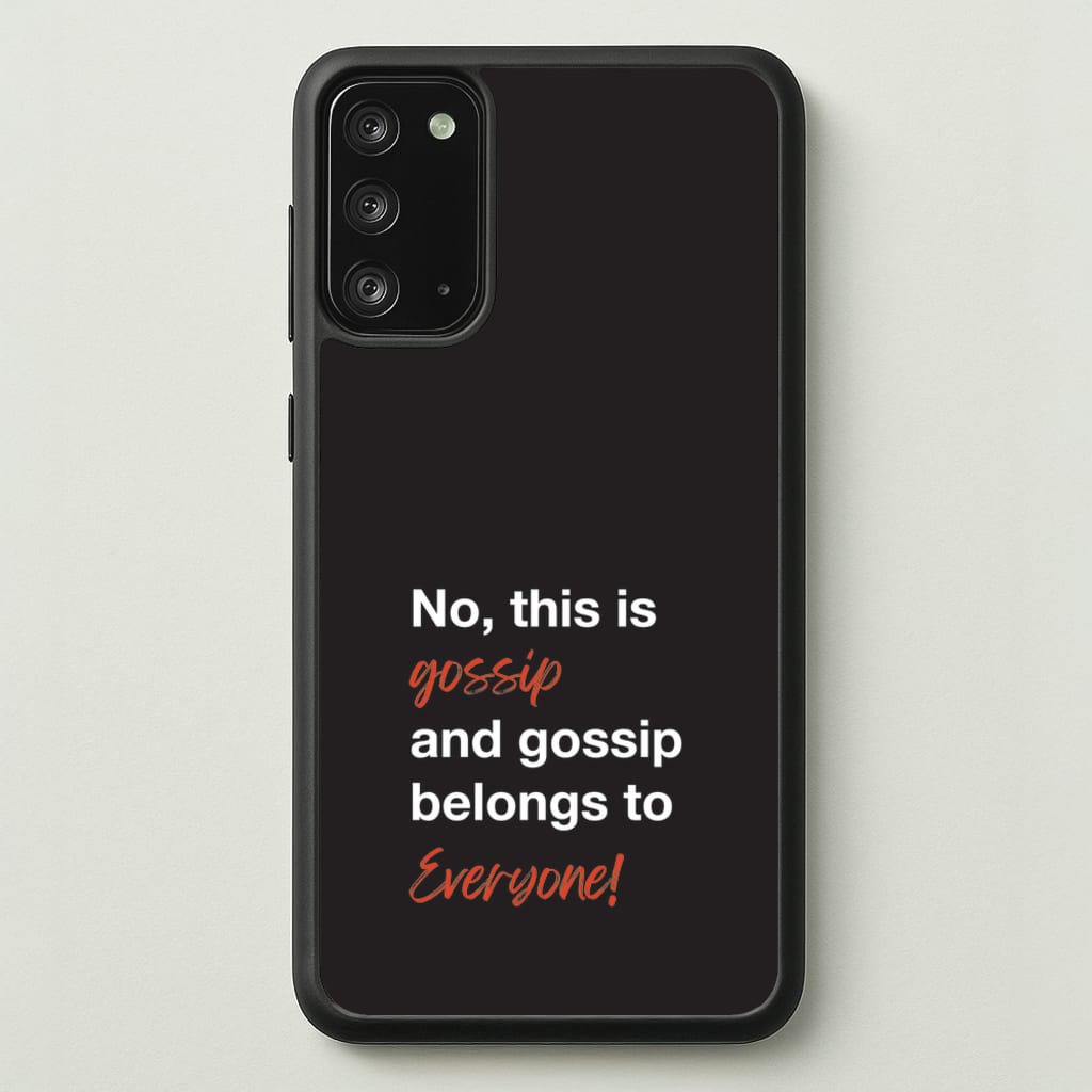 Gossip Belongs To Everyone  - Modern Family Phone Case for Galaxy Note 20