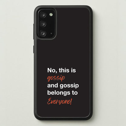 Gossip Belongs To Everyone  - Modern Family Phone Case for Galaxy Note 20