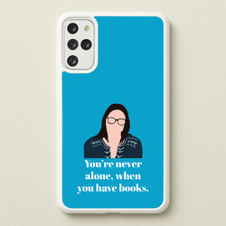 You're Never Alone, When You Have Books  - Modern Family Phone Case for Galaxy S20 Plus