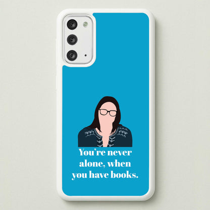 You're Never Alone, When You Have Books  - Modern Family Phone Case for Galaxy Note 20