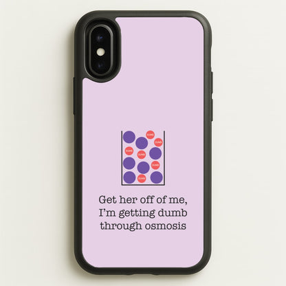Dumb Osmosis  - Modern Family Phone Case for iPhone X / XS