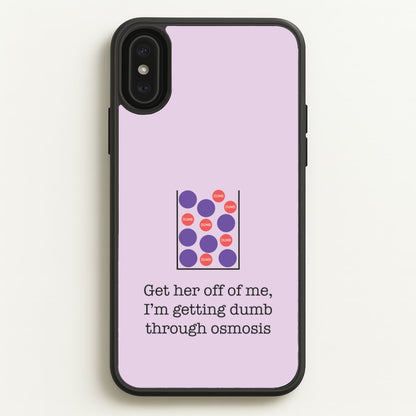 Dumb Osmosis  - Modern Family Phone Case for iPhone XS Max