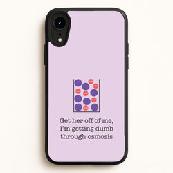 Dumb Osmosis  - Modern Family Phone Case for iPhone XR