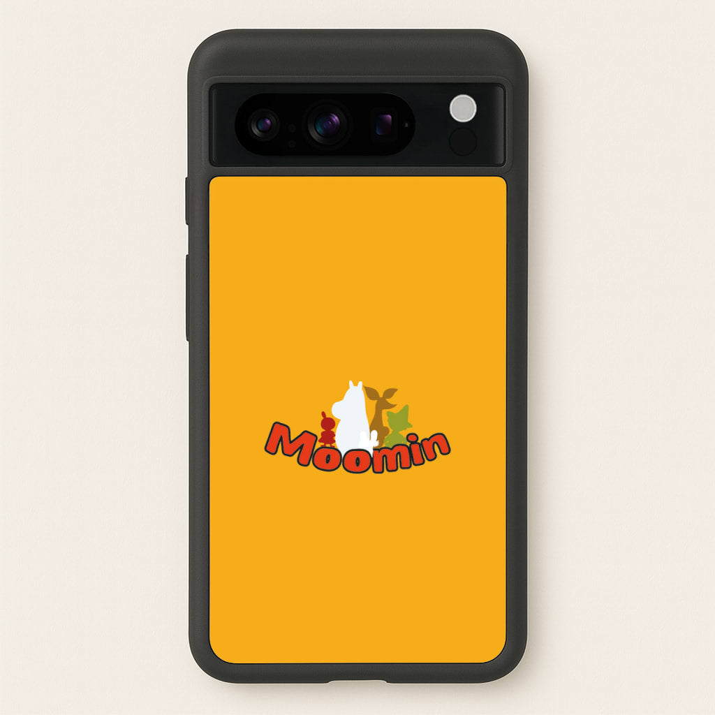 Moom Text  - Moomin Phone Case for Google Pixel 8 Pro