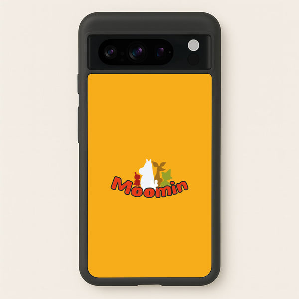 Moom Text  - Moomin Phone Case for Google Pixel 8 Pro