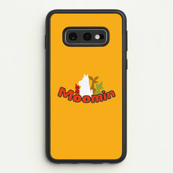 Moom Text  - Moomin Phone Case for Galaxy S10e