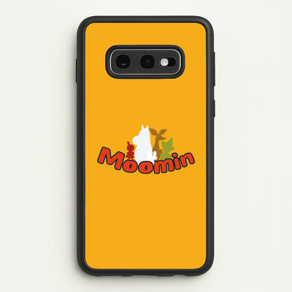 Moom Text  - Moomin Phone Case for Galaxy S10e