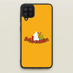 Moom Text  - Moomin Phone Case for Galaxy A12