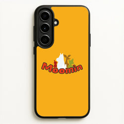 Moom Text  - Moomin Phone Case for Galaxy A56