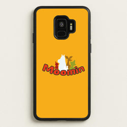 Moom Text  - Moomin Phone Case for Galaxy S9