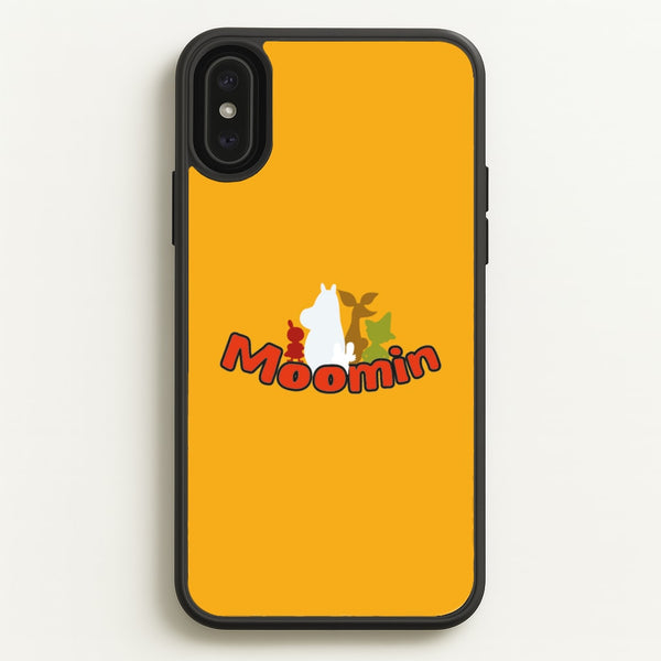 Moom Text  - Moomin Phone Case for iPhone XS Max