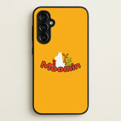 Moom Text  - Moomin Phone Case for Galaxy A54