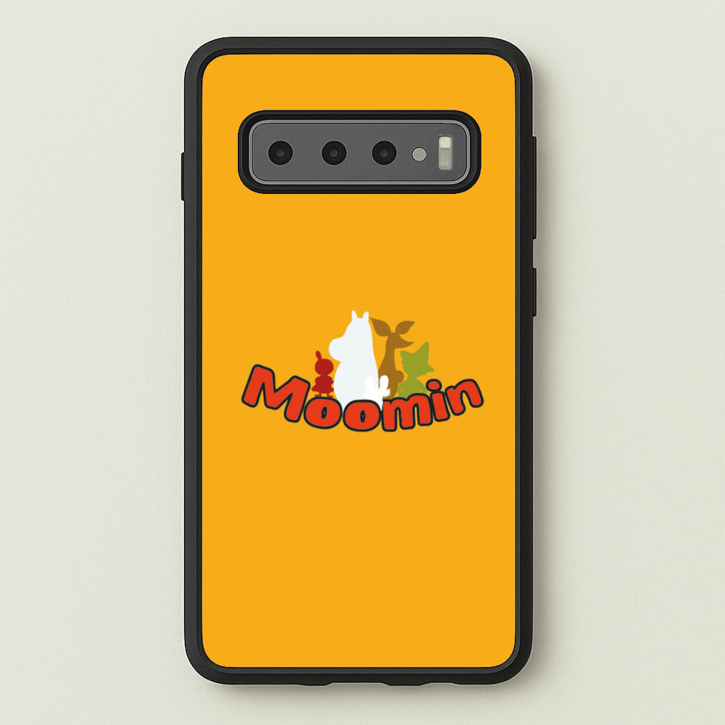 Moom Text  - Moomin Phone Case for Galaxy S10 Plus