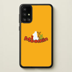 Moom Text  - Moomin Phone Case for Galaxy A71