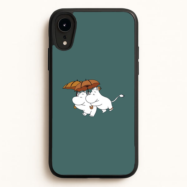 Moom Umbrellas  - Moomin Phone Case for iPhone XR