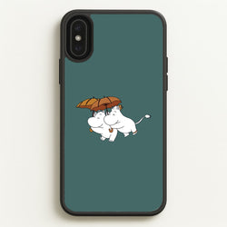 Moom Umbrellas  - Moomin Phone Case for iPhone XS Max
