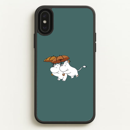 Moom Umbrellas  - Moomin Phone Case for iPhone XS Max