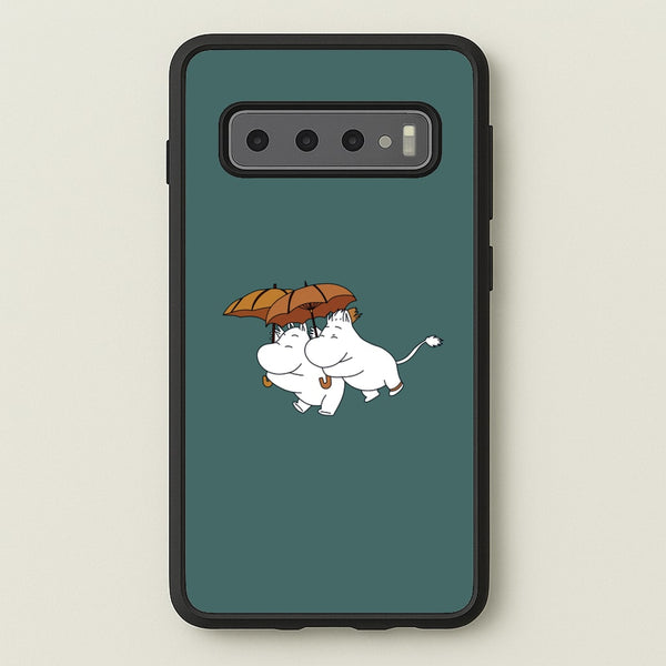 Moom Umbrellas  - Moomin Phone Case for Galaxy S10 Plus