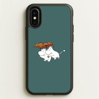 Moom Umbrellas  - Moomin Phone Case for iPhone X / XS