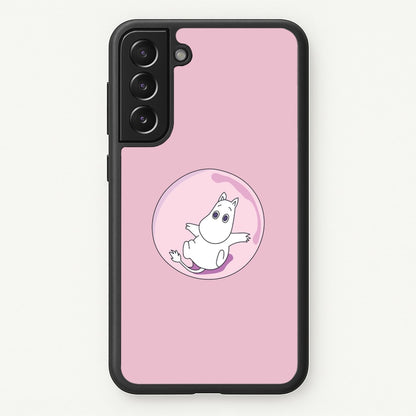 Moomin In A Pink Bubble   - Moomin Phone Case for Galaxy S22 Plus