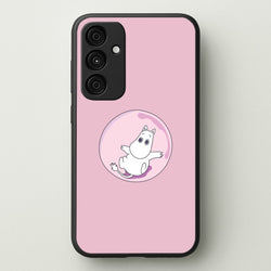 Moomin In A Pink Bubble   - Moomin Phone Case for Galaxy A35