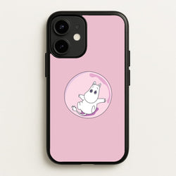 Moomin In A Pink Bubble   - Moomin Phone Case for iPhone 12 / 12 Pro