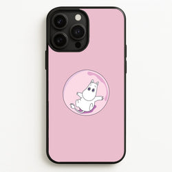 Moomin In A Pink Bubble   - Moomin Phone Case for iPhone 13 Pro Max