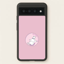 Moomin In A Pink Bubble   - Moomin Phone Case for Google Pixel 7 Pro