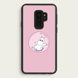 Moomin In A Pink Bubble   - Moomin Phone Case for Galaxy S9 Plus