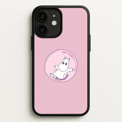 Moomin In A Pink Bubble   - Moomin Phone Case for iPhone 11