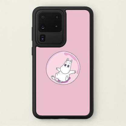 Moomin In A Pink Bubble   - Moomin Phone Case for Galaxy S20 Ultra