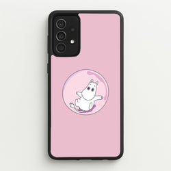 Moomin In A Pink Bubble   - Moomin Phone Case for Galaxy A52 / A52s