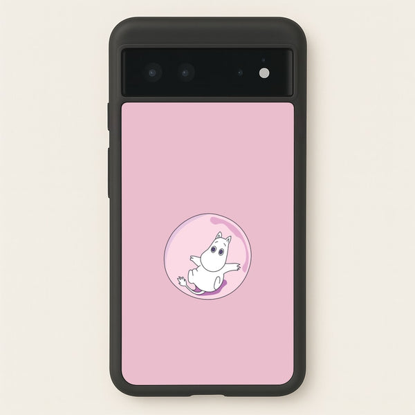 Moomin In A Pink Bubble   - Moomin Phone Case for Google Pixel 6