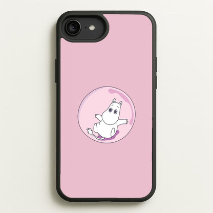 Moomin In A Pink Bubble   - Moomin Phone Case for iPhone 6 Plus / 7 Plus / 8 Plus
