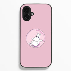 Moomin In A Pink Bubble   - Moomin Phone Case for iPhone 16 Plus