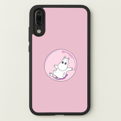 Moomin In A Pink Bubble   - Moomin Phone Case for Huawei P20