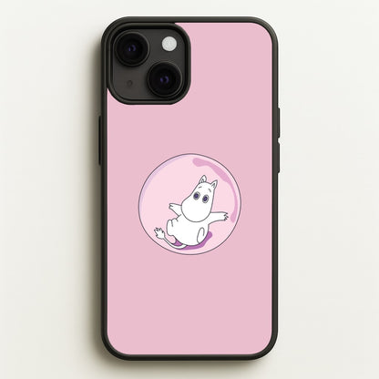 Moomin In A Pink Bubble   - Moomin Phone Case for iPhone 13