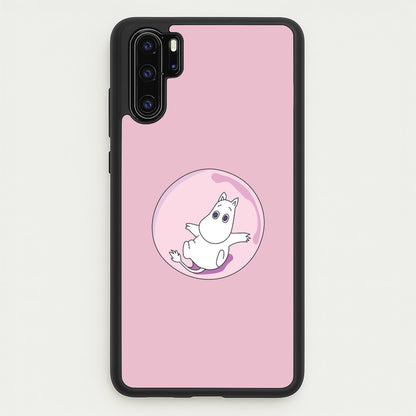 Moomin In A Pink Bubble   - Moomin Phone Case for Huawei P30 Pro