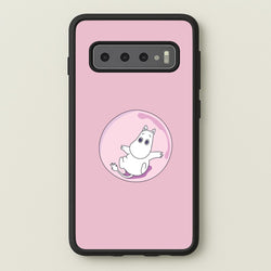 Moomin In A Pink Bubble   - Moomin Phone Case for Galaxy S10 Plus