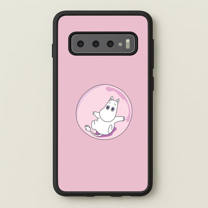 Moomin In A Pink Bubble   - Moomin Phone Case for Galaxy S10