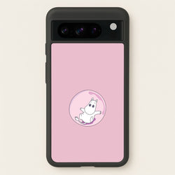Moomin In A Pink Bubble   - Moomin Phone Case for Google Pixel 8 Pro