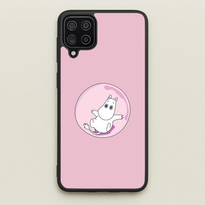 Moomin In A Pink Bubble   - Moomin Phone Case for Galaxy A12