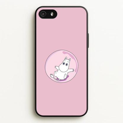 Moomin In A Pink Bubble   - Moomin Phone Case for iPhone 5 / 5s / SE 2016
