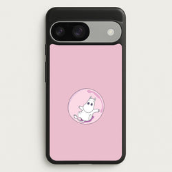 Moomin In A Pink Bubble   - Moomin Phone Case for Google Pixel 9 / 9 Pro