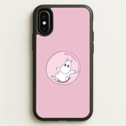 Moomin In A Pink Bubble   - Moomin Phone Case for iPhone X / XS