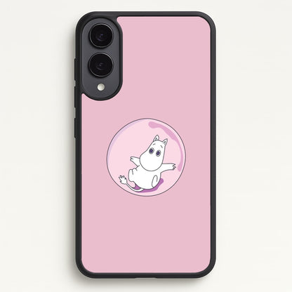 Moomin In A Pink Bubble   - Moomin Phone Case for Galaxy S25 Edge