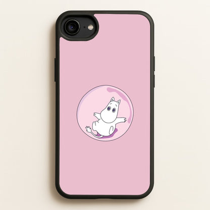 Moomin In A Pink Bubble   - Moomin Phone Case for iPhone 6 / 7 / 8 / SE